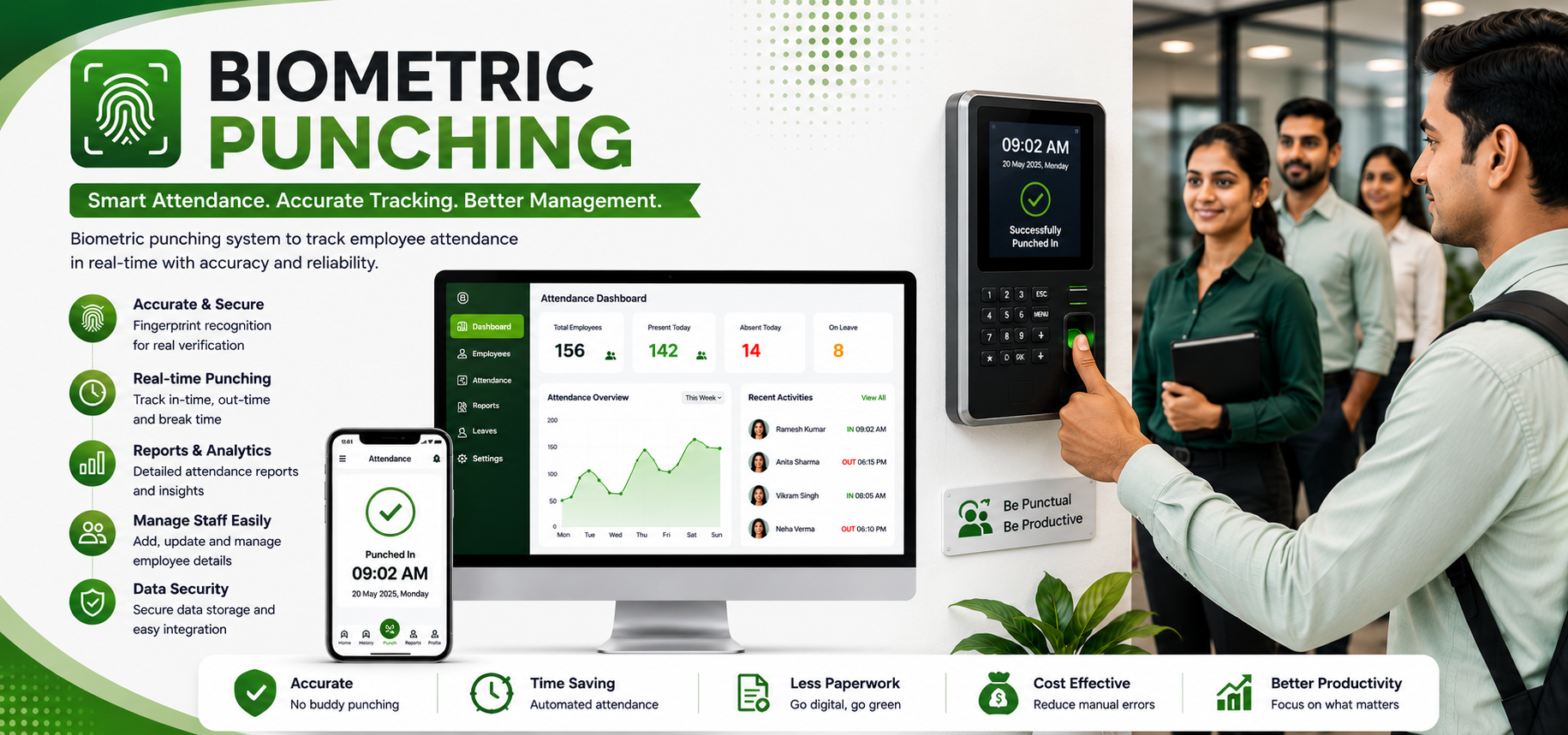 Biometric Punching System_Extremaa1