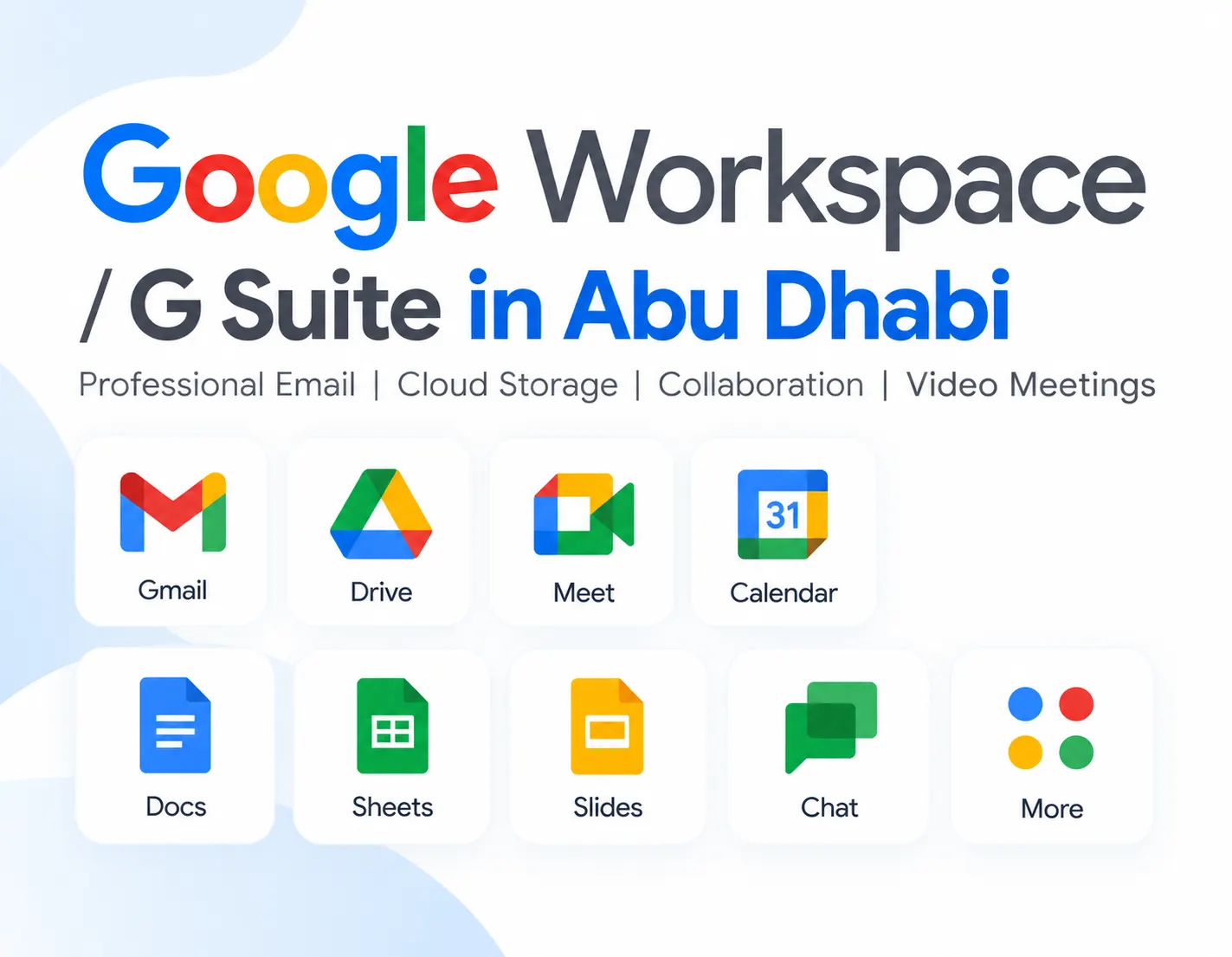 Google Workspace and G Suite business solutions in Abu Dhabi