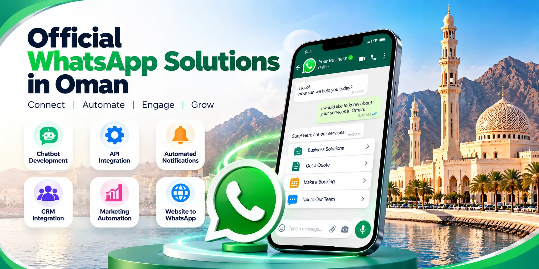 Official WhatsApp Solutions in Oman